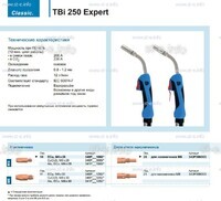 Горелка для полуавтоматической сварки TBi 250 Expert, длина 5 m. - st-e.info - Плесецк