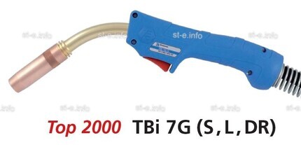 Горелка для полуавтоматаTBi 7G Short (короткая), длина рукава 5м - st-e.info - Плесецк