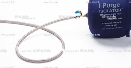 Односторонняя заглушка с трубкой и клапаном ISO 46" (1168 mm)  - st-e.info - Плесецк